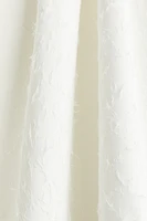 Fringe-Textured A-Line Skirt