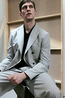 Regular-Fit Double-Breasted Jacket