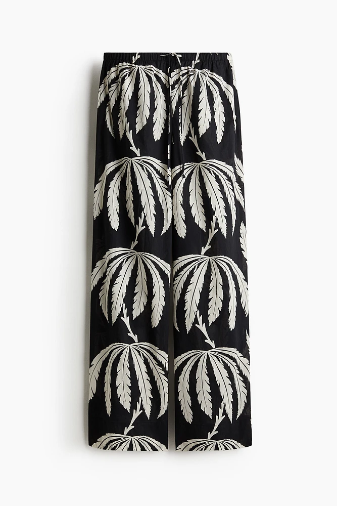Cotton Drawstring Pants