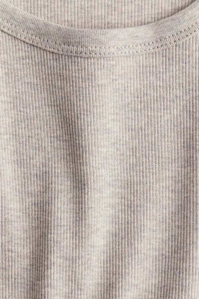 T-shirt côtelé