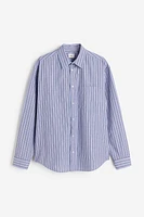 Loose Fit Poplin Shirt