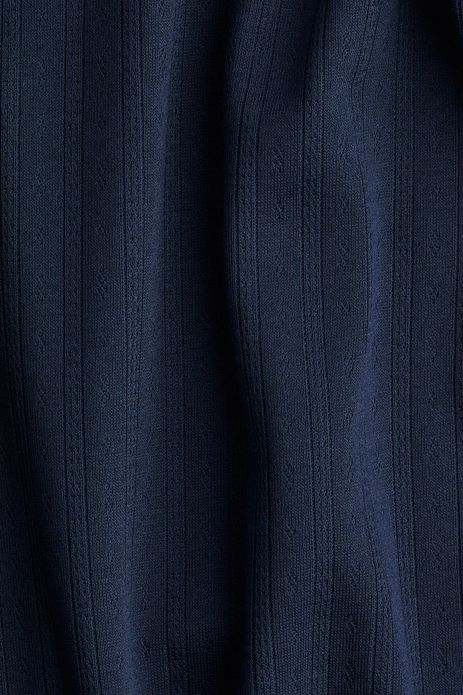 Pointelle Jersey Pants