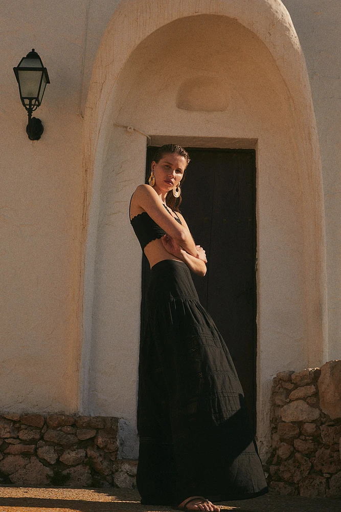 A-line Maxi Skirt