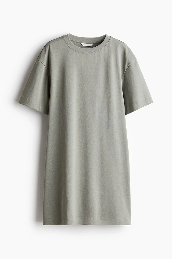 Defined-Waist T-Shirt Dress