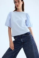 Balloon-Sleeved Top