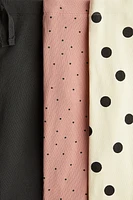 3-pack Ribbed Cotton Leggings