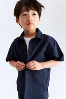Cotton Seersucker Shirt