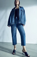 Slim Straight High Ankle Jeans