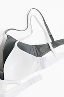 2-pack Padded Soft-cup Cotton Bras