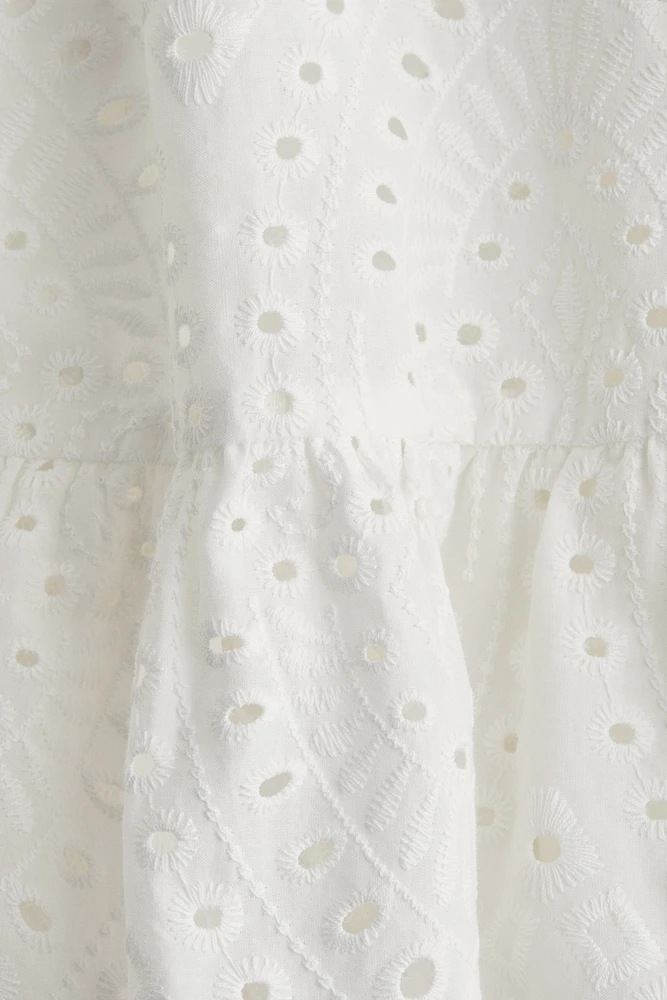 MAMA Robe avec broderie anglaise