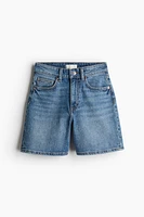 High Waist Denim Shorts