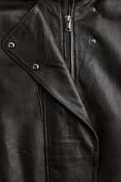 Belted Leather Jacket