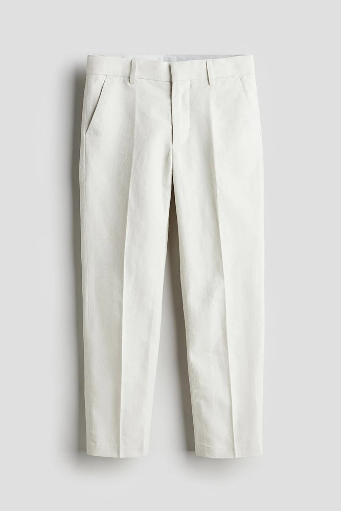 Pantalon de costume texturé