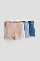 3-pack Denim Shorts