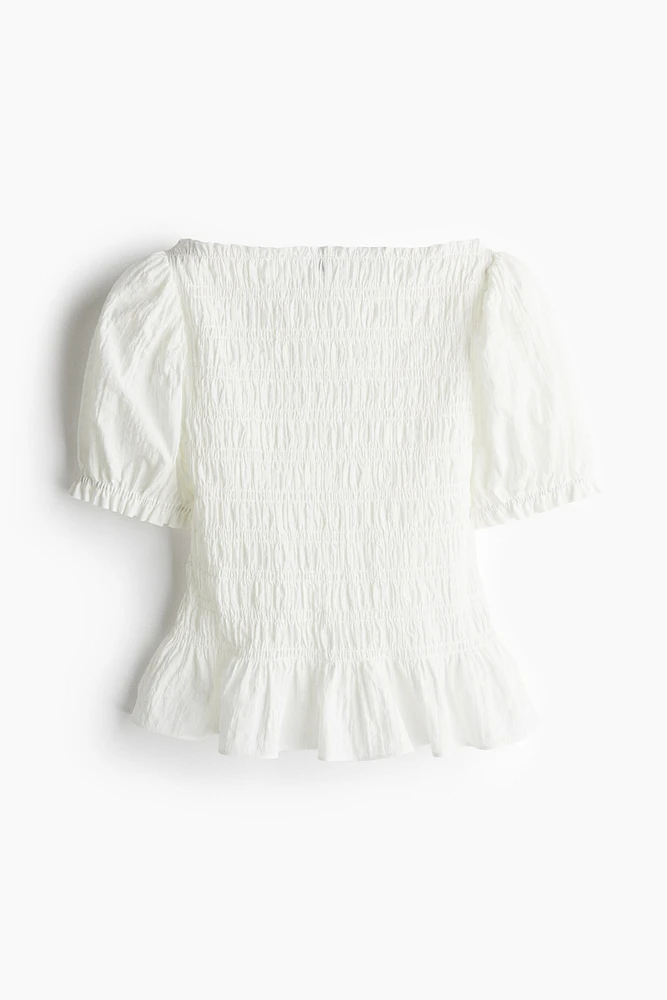 Smocked Blouse