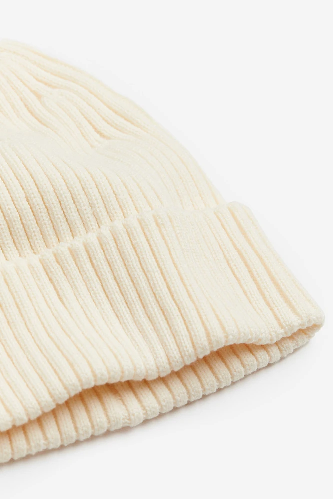 Rib-Knit Beanie