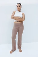 Flared Jersey Pants