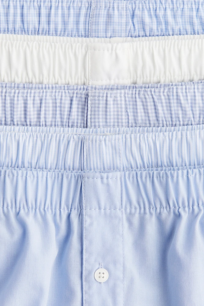 5-pack Woven Cotton Boxer Shorts