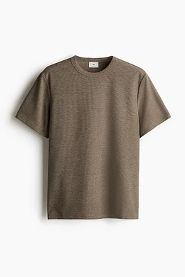 T-shirt gaufré Coupe Classique