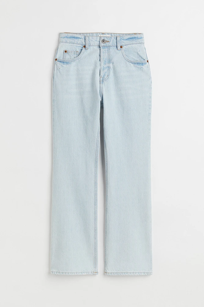 Flared High Ankle Jeans