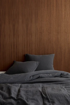 Parure de couette lit double en mousseline
