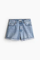 High Waist Denim Shorts