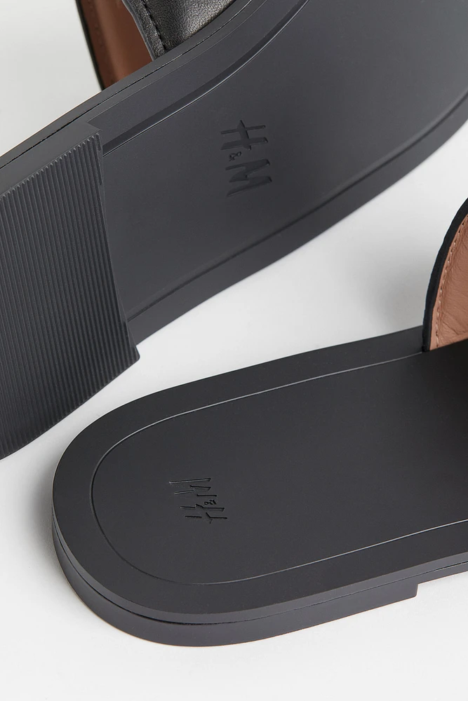 Leather Slides