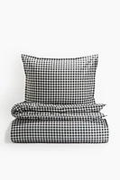 Patterned Twin Duvet Cover Set