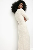 Fluffy-Knit Dress