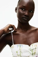 Smocked-bodice Dress