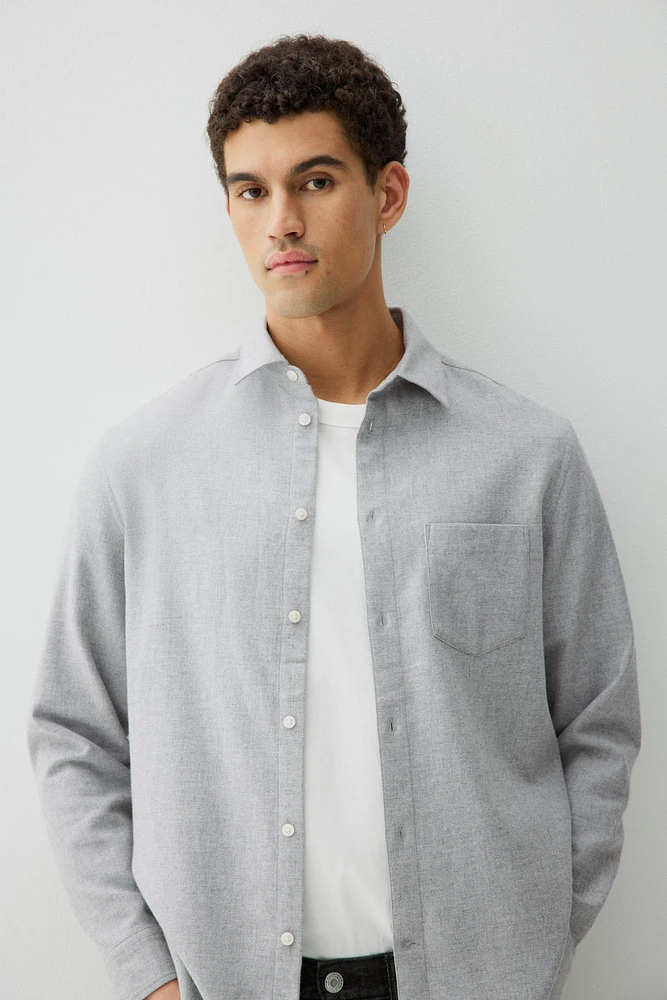 Chemise Coupe Classique en flanelle