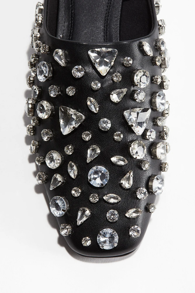Embellished Mules