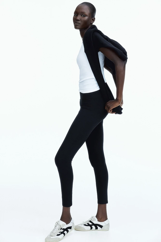 Cotton-blend Leggings