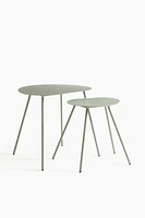 Ensemble de tables d'appoint en métal