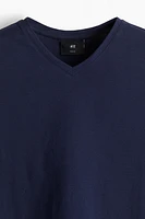 Lot de 3 T-shirts près du corps à encolure en V