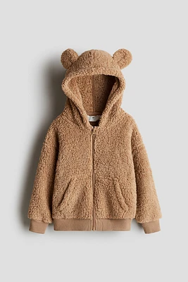 Hooded Teddy Fleece Jacket