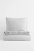 Linen Twin Duvet Cover Set