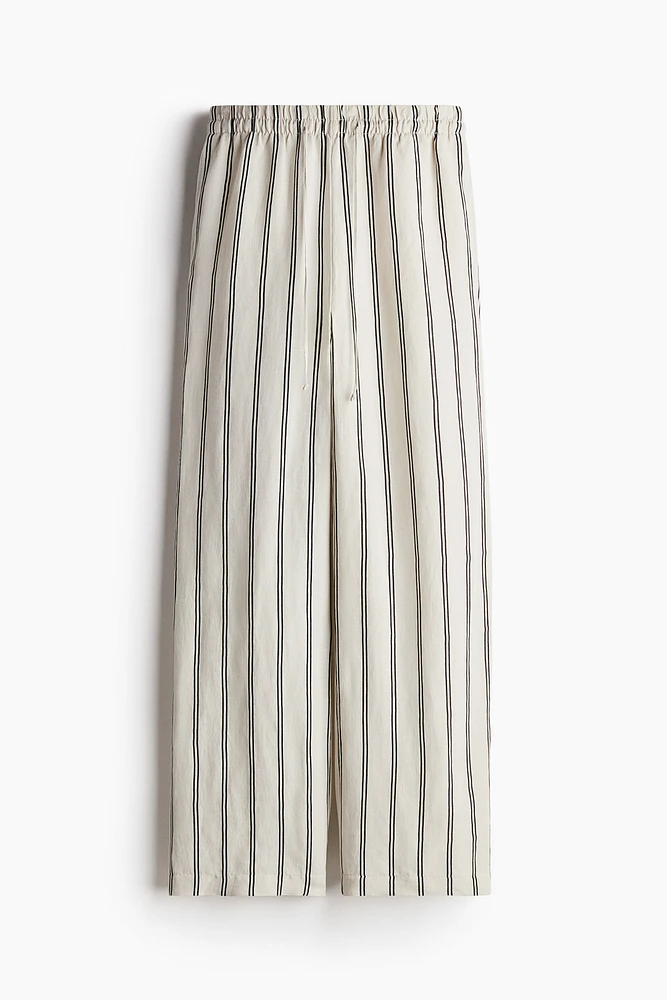 Pantalon en lin mélangé