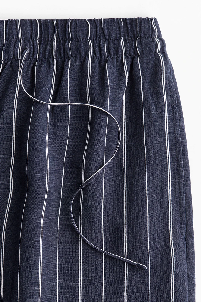 Pantalon en lin mélangé