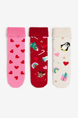 3-pack Terry Socks