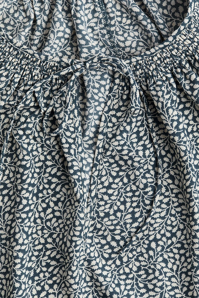 Oversized Crêpe Blouse