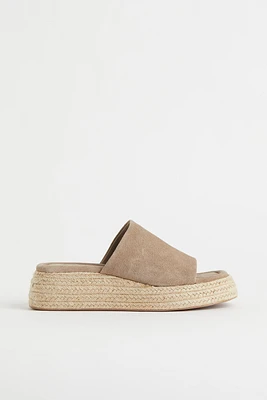 Leather Espadrille Sandals