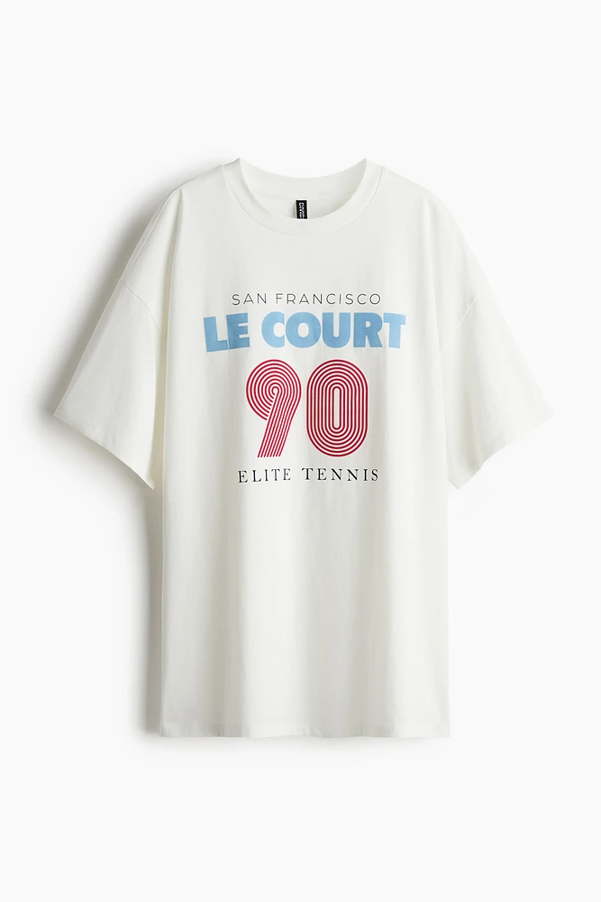 Oversized T-Shirt with Motif