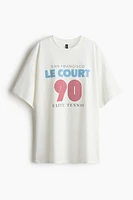 Oversized T-Shirt with Motif