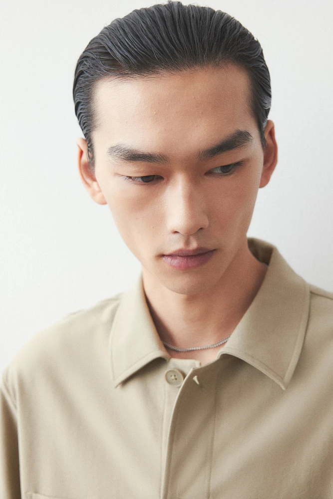 Regular Fit Twill overshirt