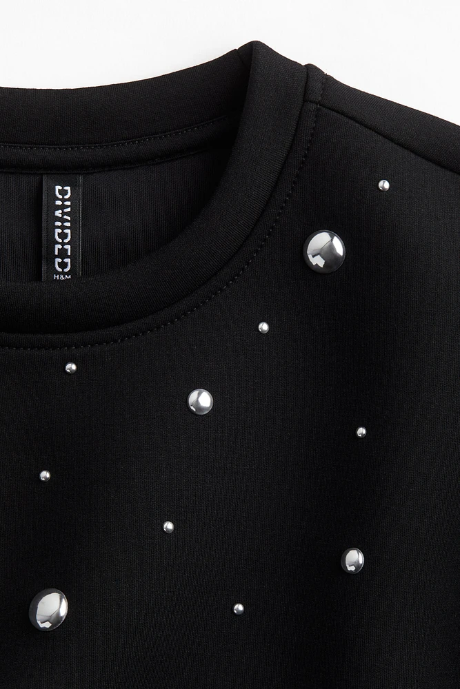 Studded Scuba Sweatshirt