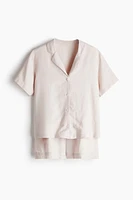 Linen-Blend Pajamas