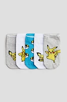 5-Pack Intarsia-Motif Socks