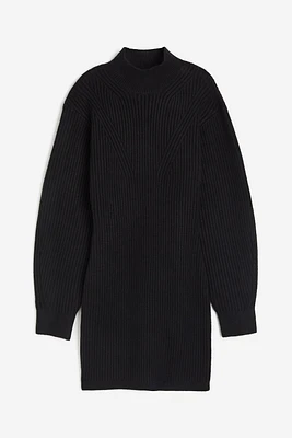 Mock-turtleneck Dress