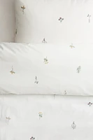 Patterned Twin Duvet Cover Set